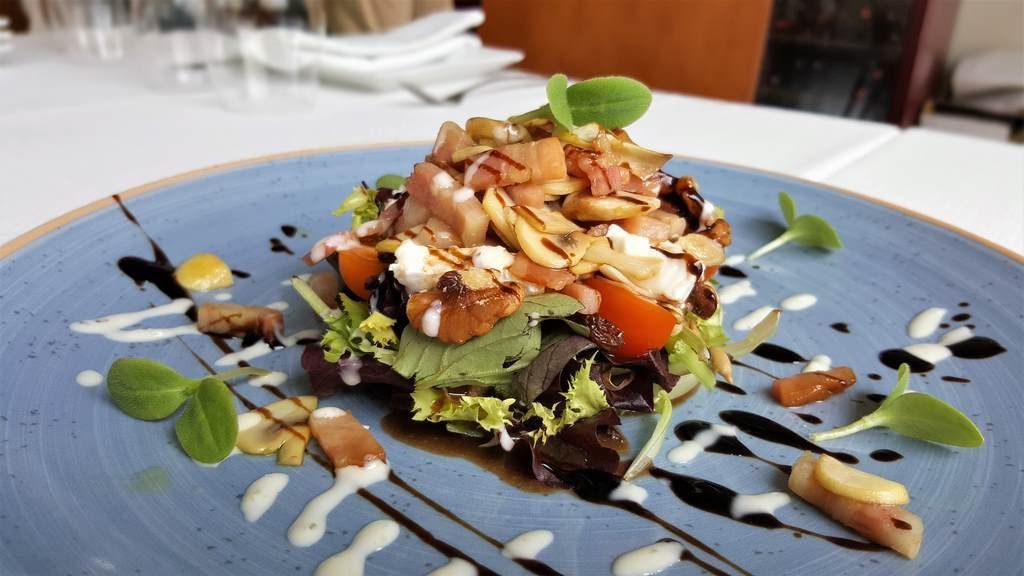 Ensalada templada restaurant Oliver Miramar Ensalada templada restaurant Oliver Miramar