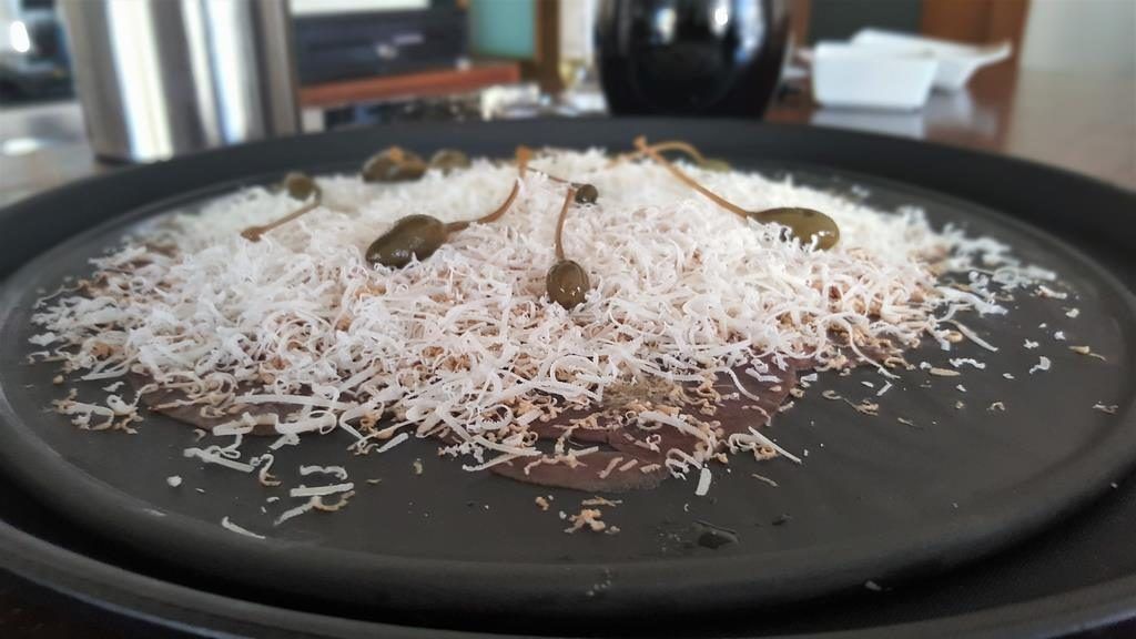 Carpaccio de buey Carpaccio de buey