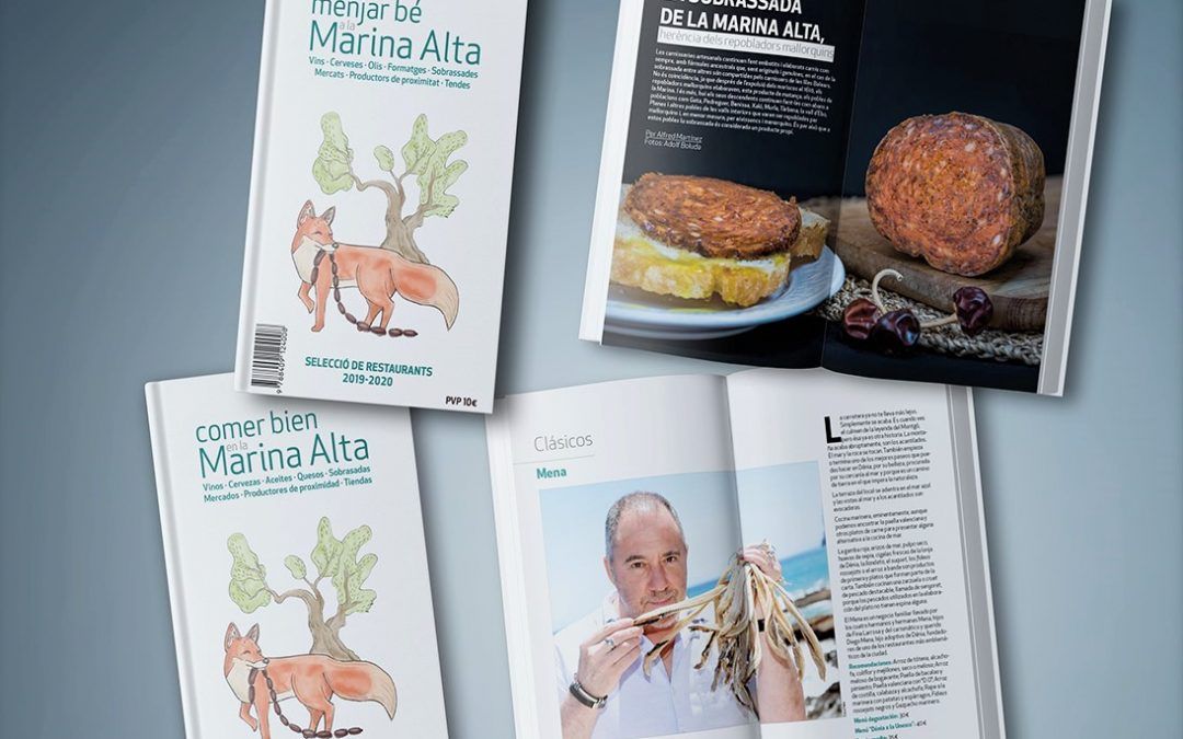 Comer Bien en la Marina Alta, el libro imprescindible para conocer los mejores restauradores y productos de la comarca.