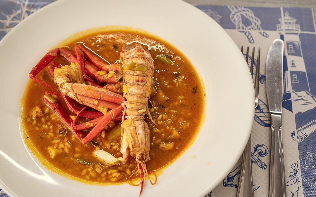 Un arroz de marisco realmente memorable en Chef Amadeo.